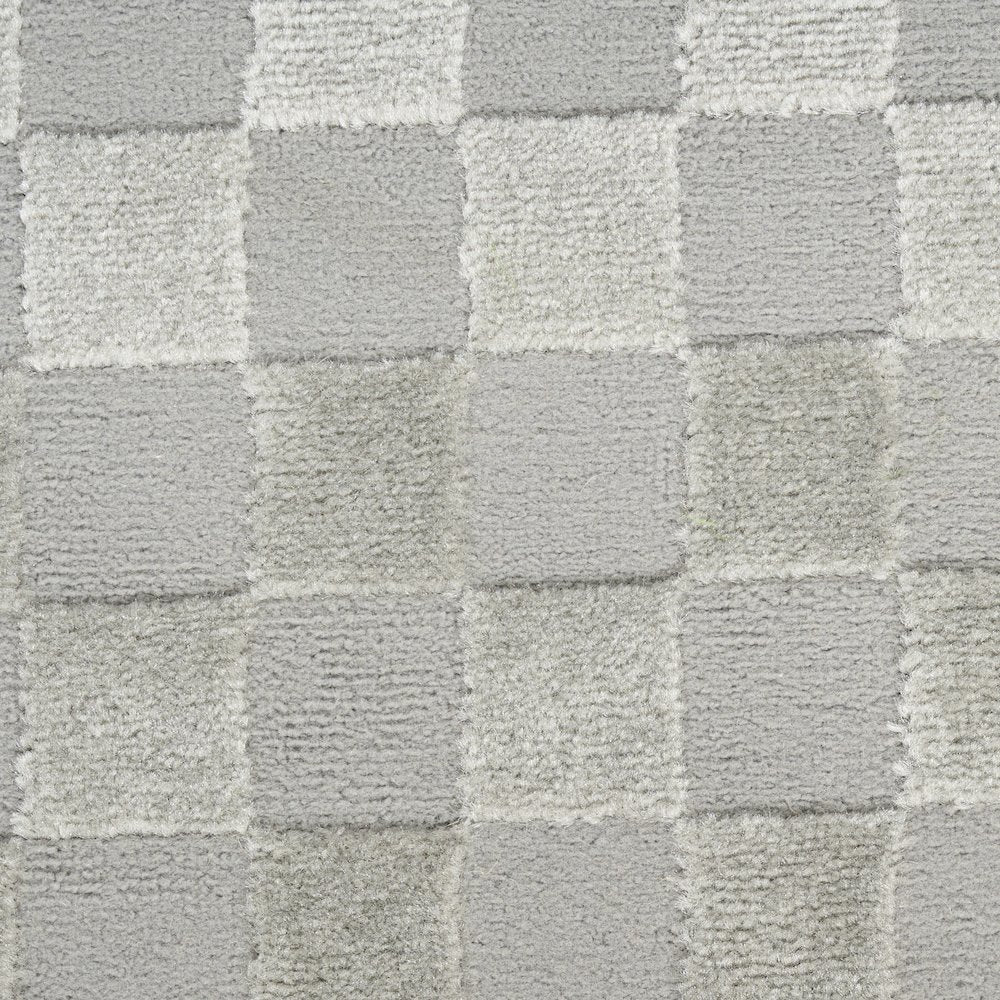 Serenity Home 9' x 12' Grey Modern Indoor Rug