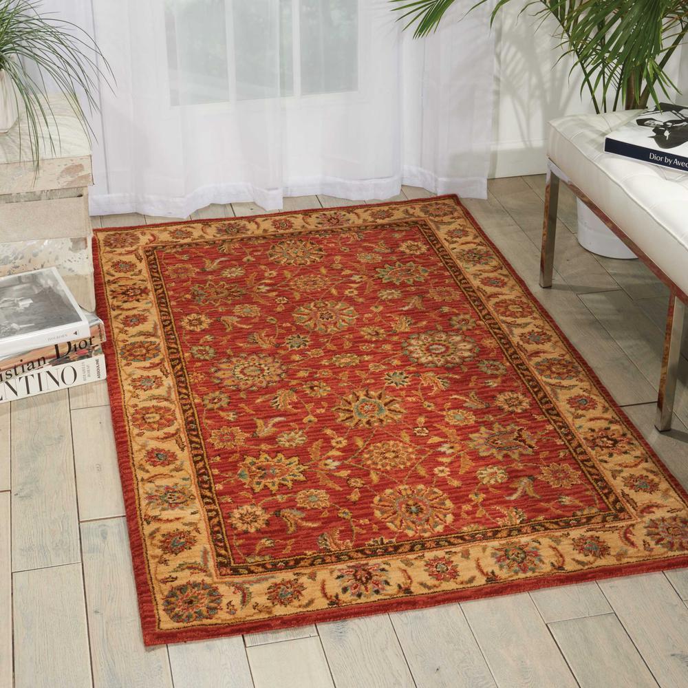 Rectangle Traditional Machine Made Area Rug