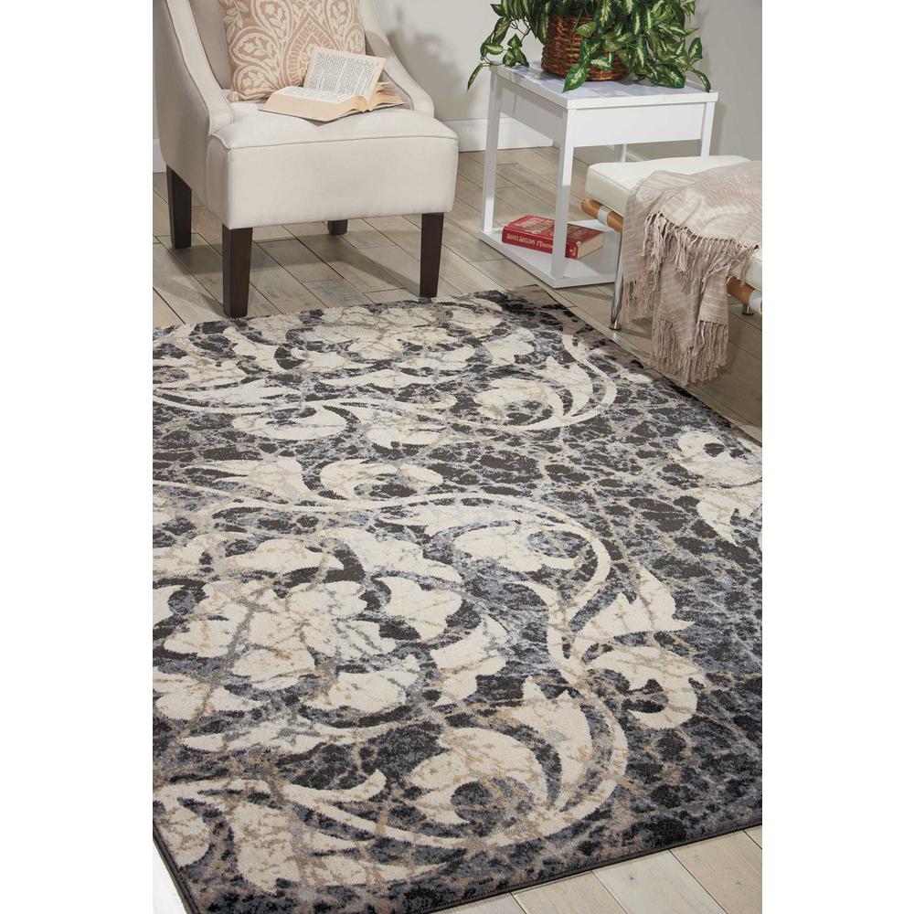 Modern Rectangle Area Rug, 5' x 7'