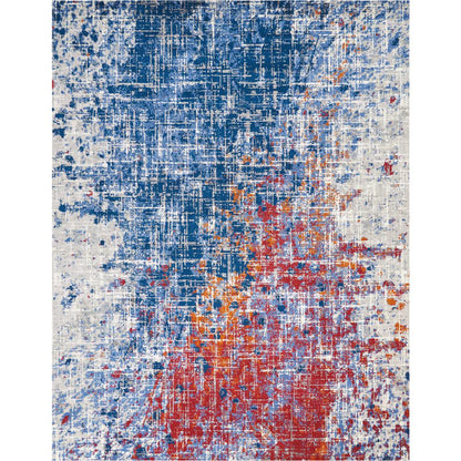 Twilight Area Rug, Red/Blue, 12' x 15'