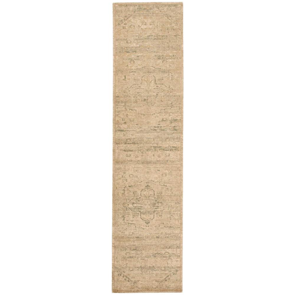 Silk Elements Area Rug, Sand, 2'5" x 10'