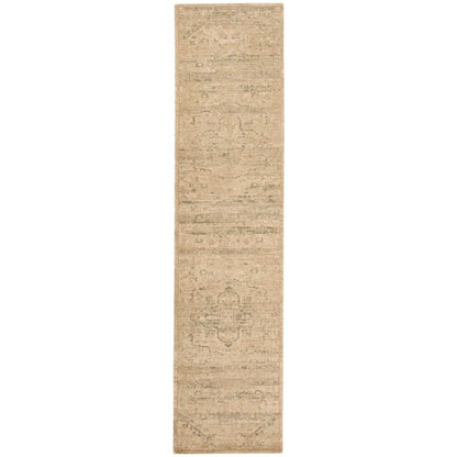 Silk Elements Area Rug, Sand, 2'5" x 10'