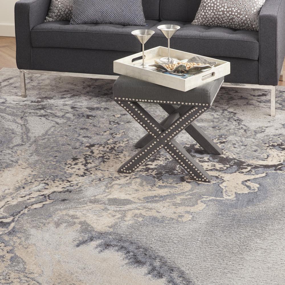 Maxell Area Rug, Grey, 7' x 10'
