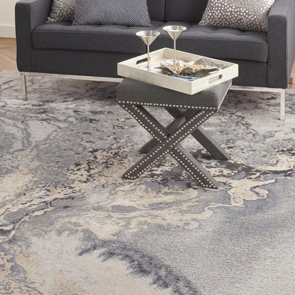 Maxell Area Rug, Grey, 7' x 10'