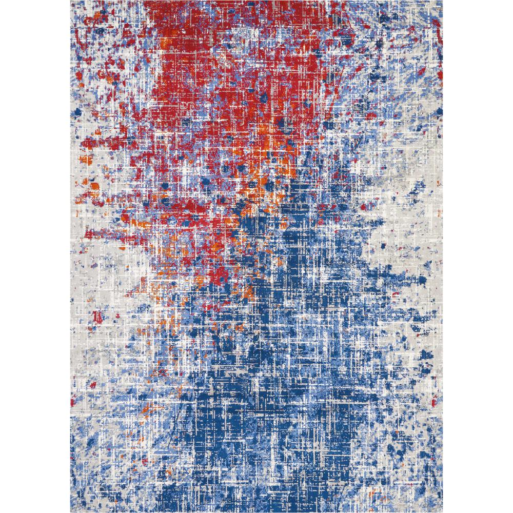 Twilight Area Rug, Red/Blue, 8'6" x 11'6"