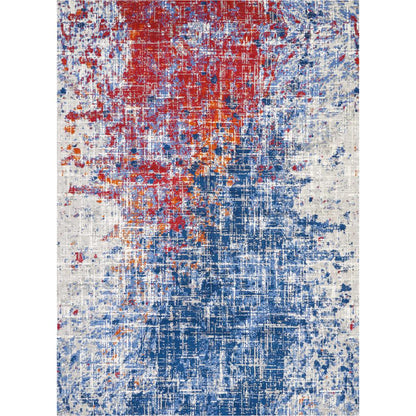 Twilight Area Rug, Red/Blue, 8'6" x 11'6"