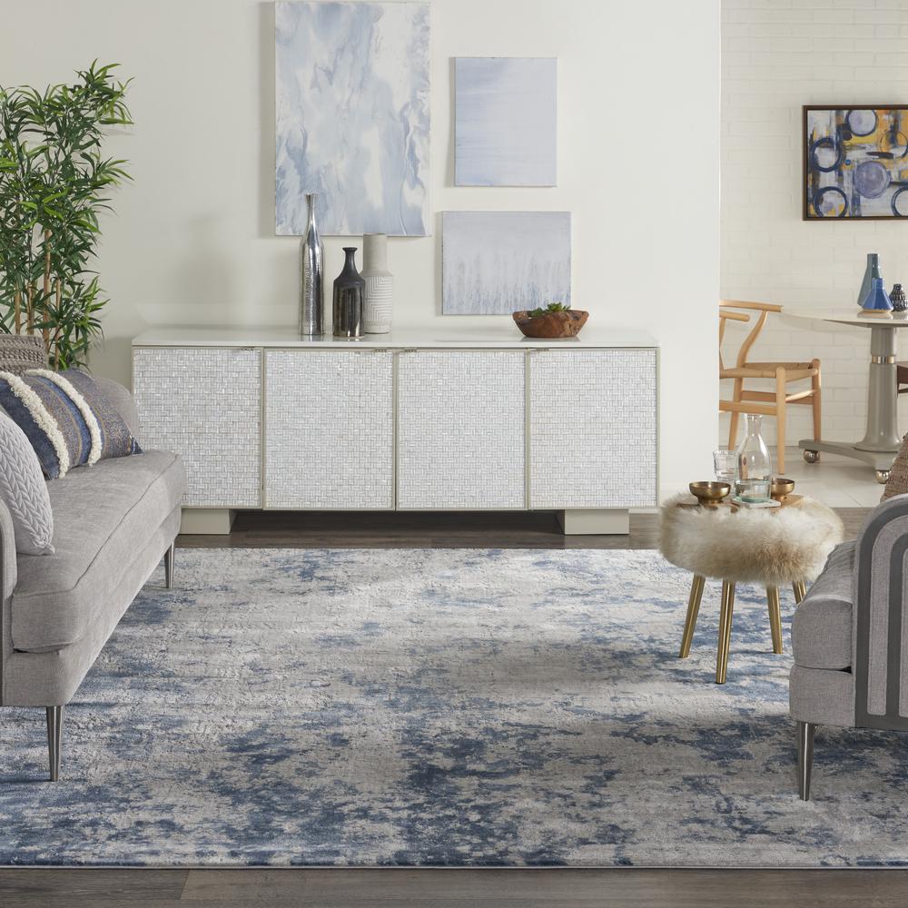 Modern Rectangle Area Rug, 8' x 11'