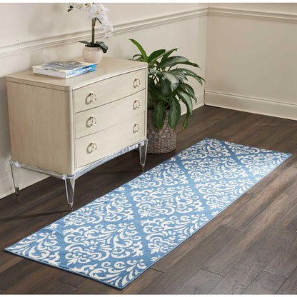 Grafix Area Rug, Blue, 2'3" x 7'6"