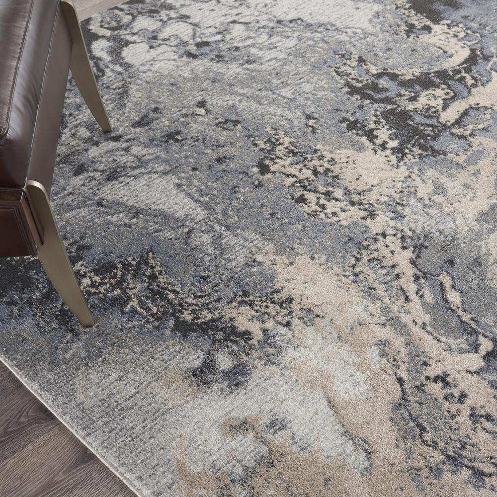 Modern Rectangle Area Rug, 5' x 7'