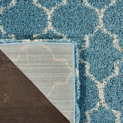Amore Area Rug, Aqua, 6'7" x 9'6"