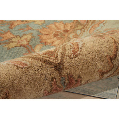Jaipur Area Rug, Aqua, 8' x ROUND