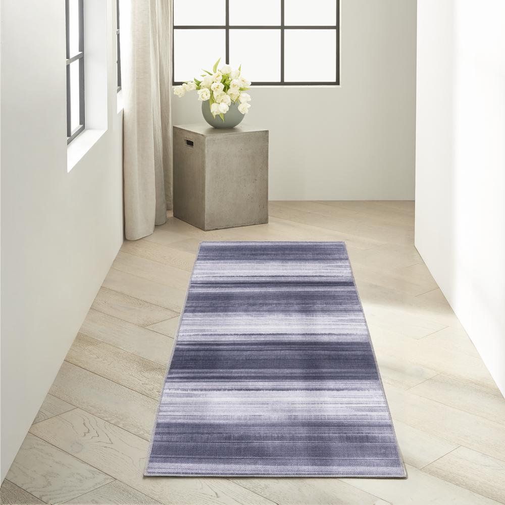 Modern Runner Area Rug, 8' Runner