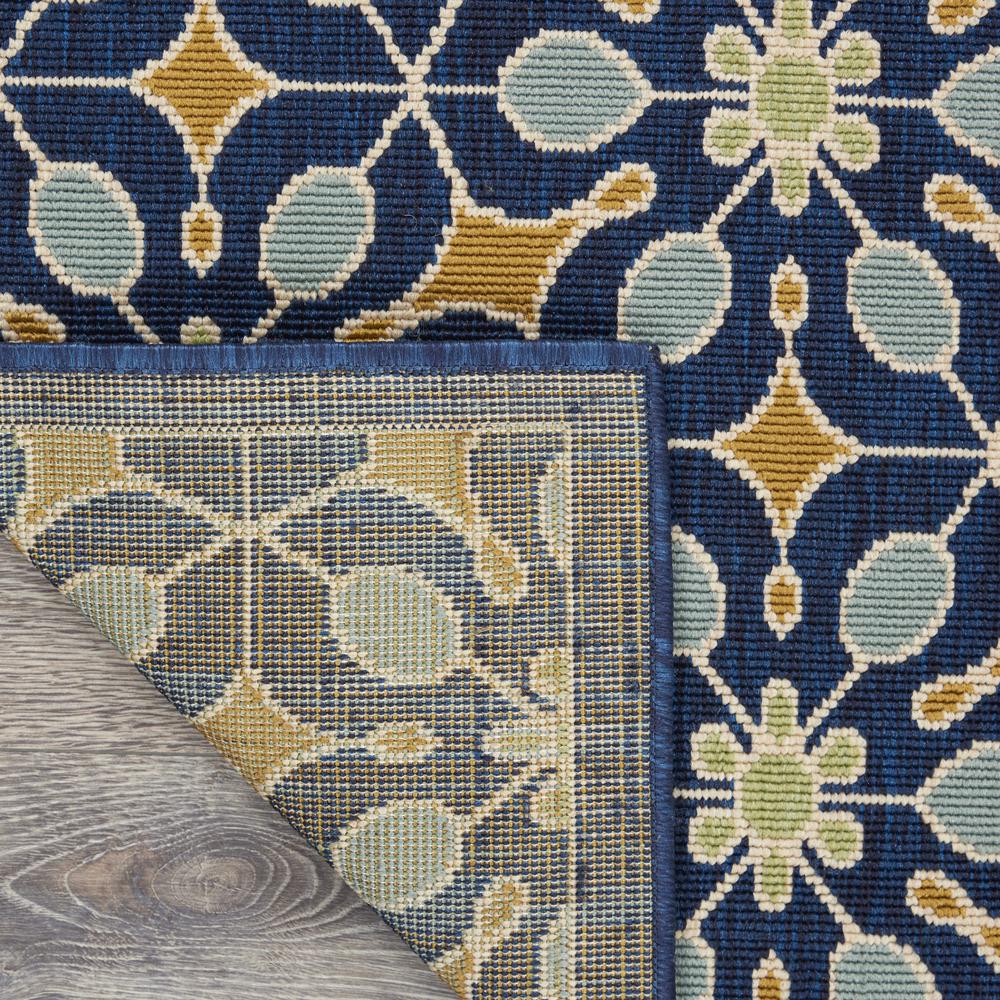 Caribbean Area Rug, Navy, 5'3" x SQUARE