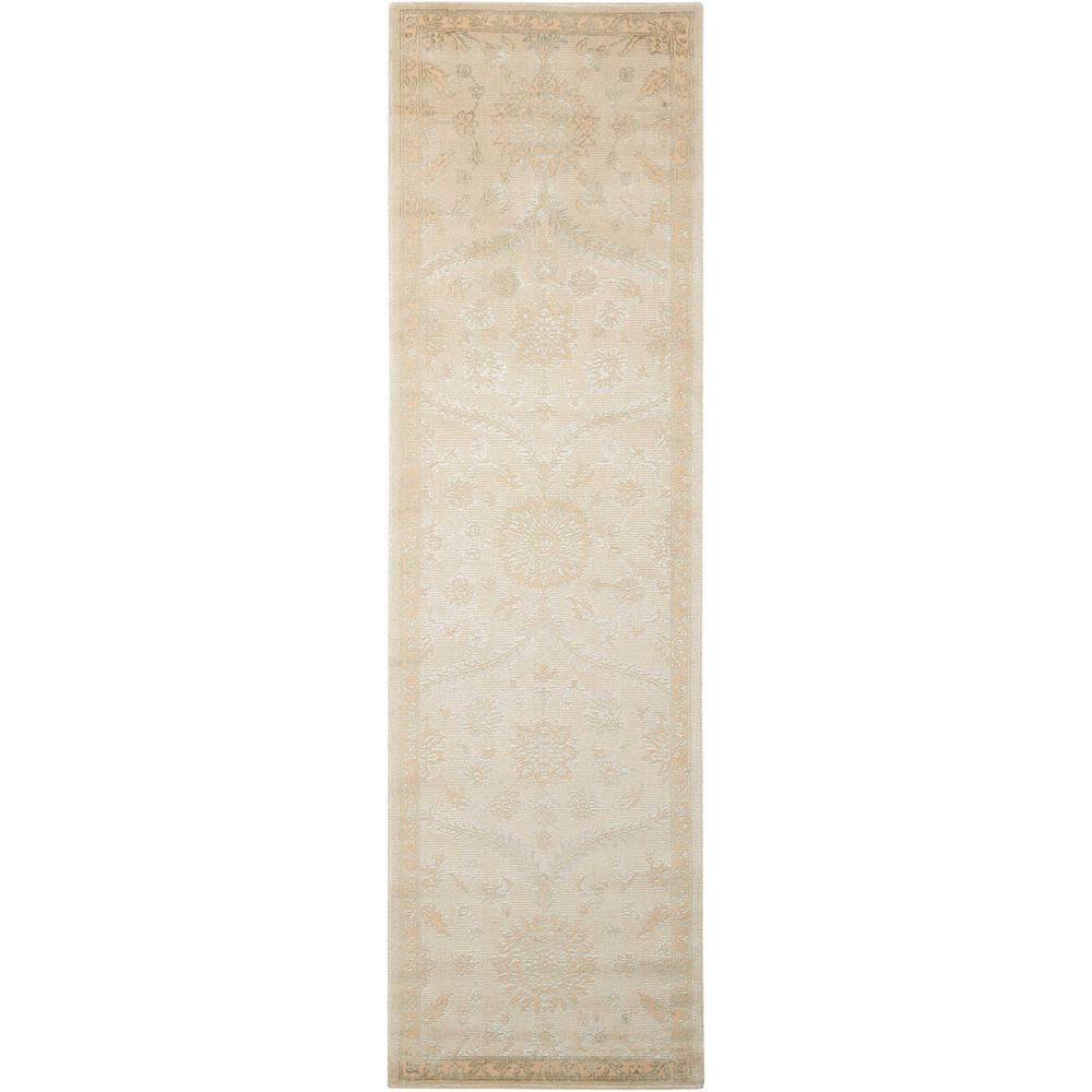 Luminance Area Rug, Cream/Mint, 2'3" x 8'