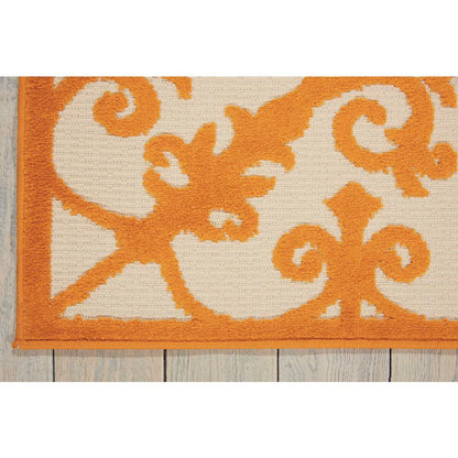 Aloha Area Rug, Orange, 7'10" x 10'6"