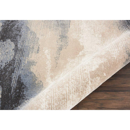 Modern Round Area Rug, 5' x Round