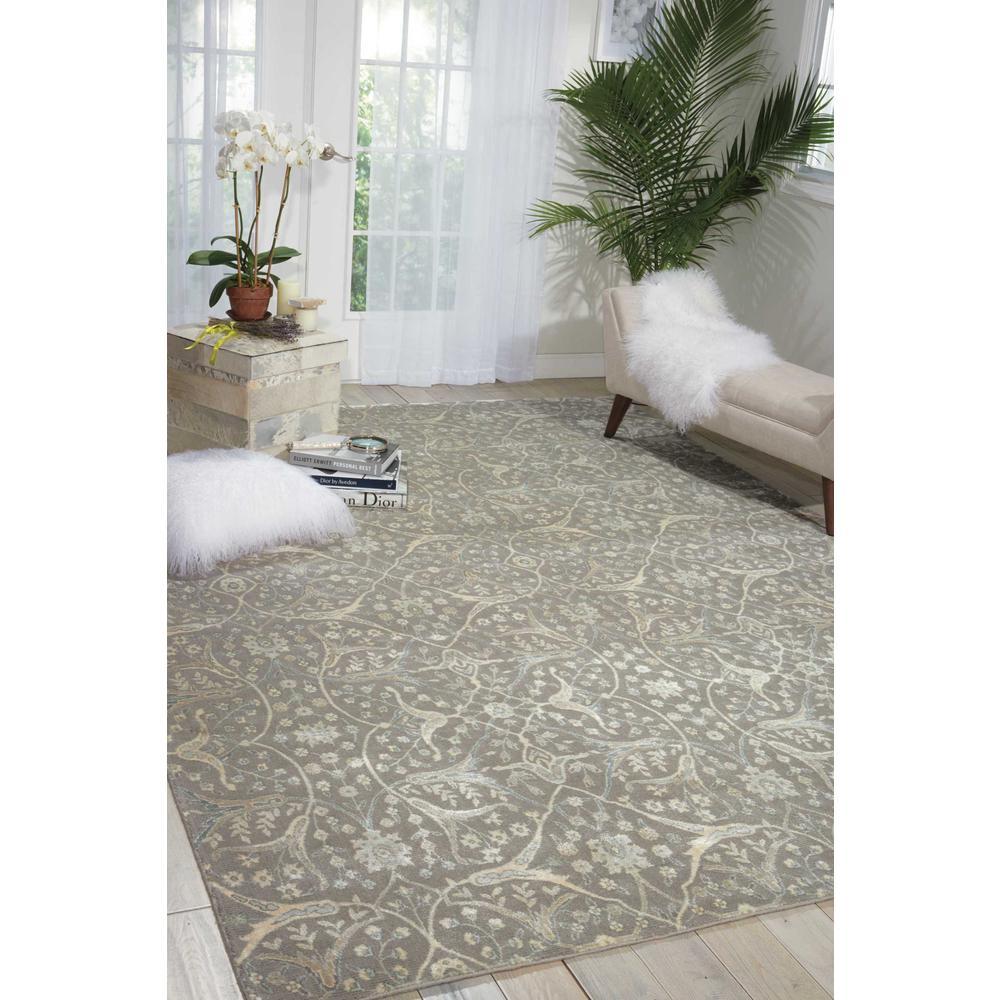 Luminance Area Rug, Steel, 7'6" x 10'6"
