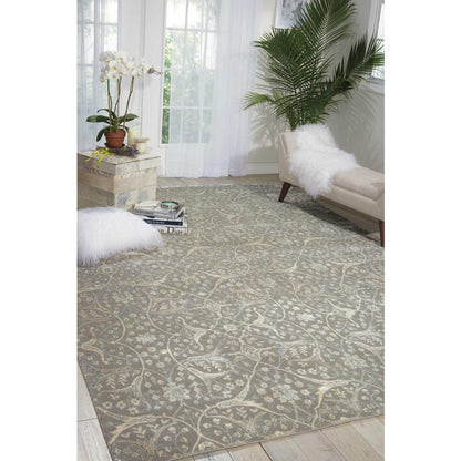 Luminance Area Rug, Steel, 7'6" x 10'6"