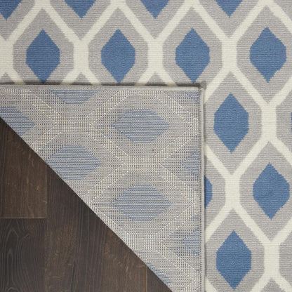 Grafix Area Rug, Blue, 7'10" x 9'10"