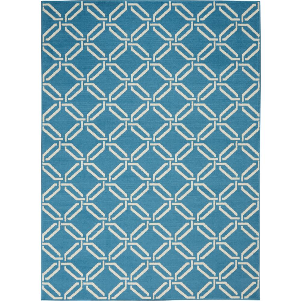 Jubilant Area Rug, Blue, 5'3" x 7'3"