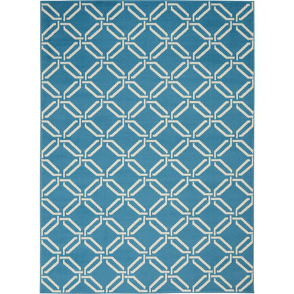 Jubilant Area Rug, Blue, 5'3" x 7'3"