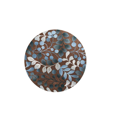 Contemporary Round Area Rug, 8' x Round