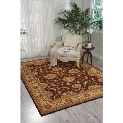 Rectangle Traditional Machine Made Area Rug