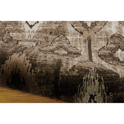 Karma Area Rug, Chocolate, 5'3" x 7'4"