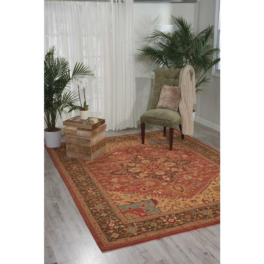 Rectangle Traditional Machine Made Area Rug