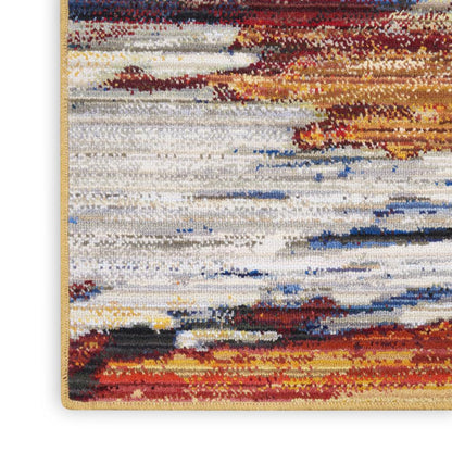 Modern Rectangle Area Rug, 6' x 8'