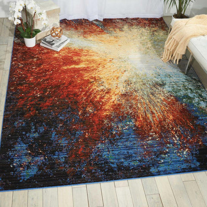 Modern Rectangle Area Rug, 10' x 13'
