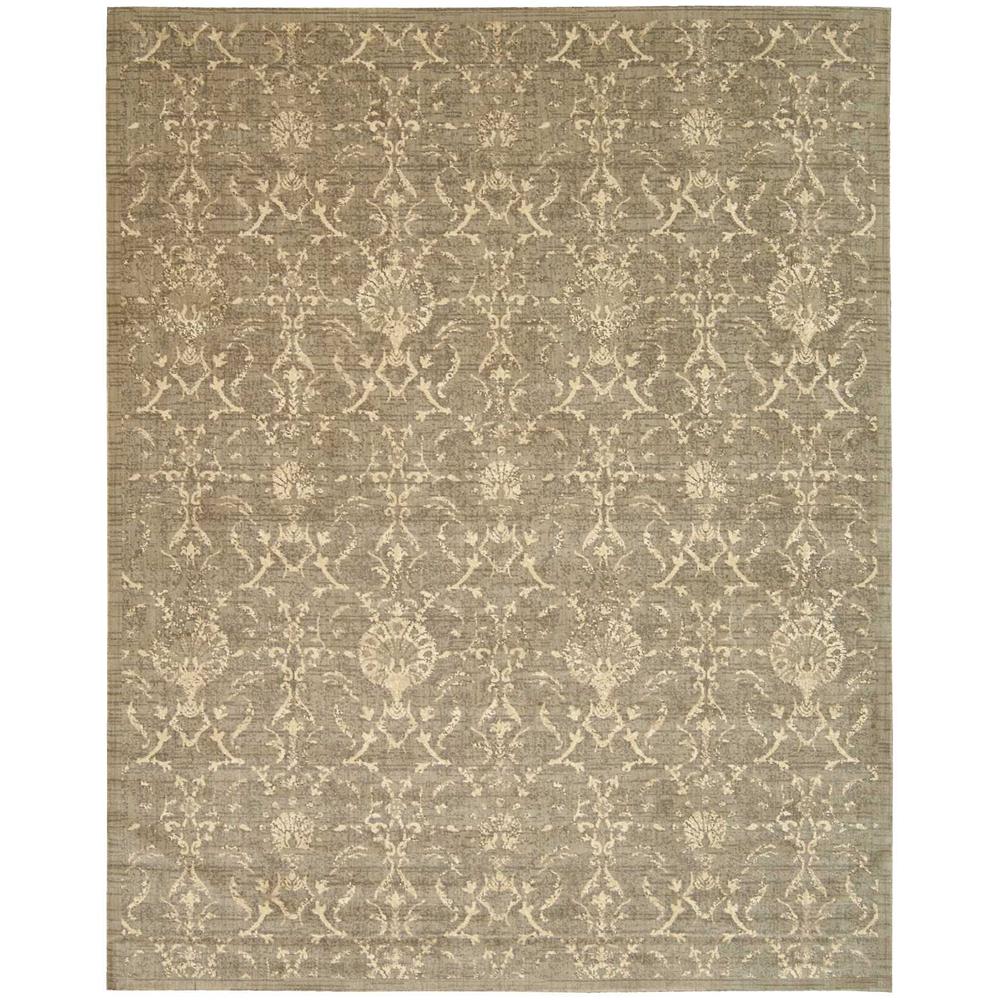 Silk Elements Area Rug, Moss, 12' x 15'