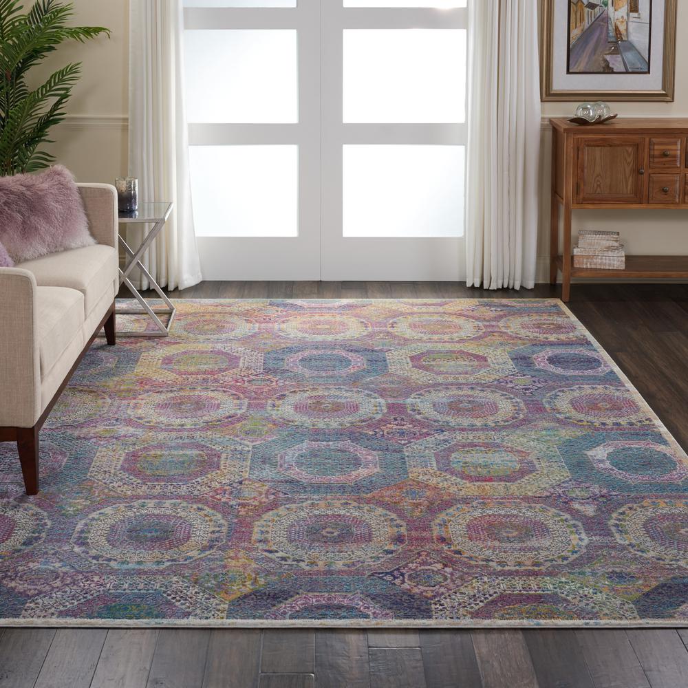 Bohemian Rectangle Area Rug, 9' x 12'