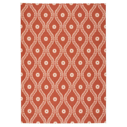 Home & Garden Area Rug, Rust, 10' x 13'