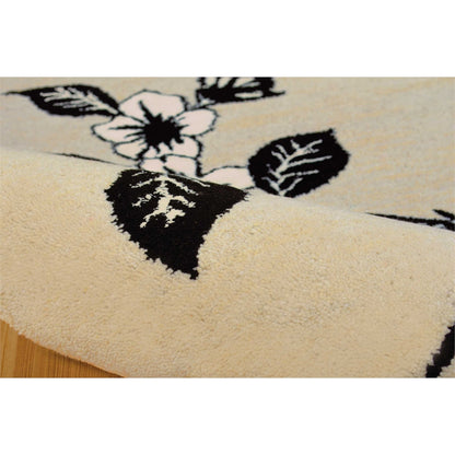 Modern Elegance Black/White Area Rug
