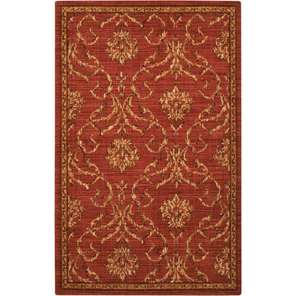 Nourison Radiant Impression Persimmon Area Rug