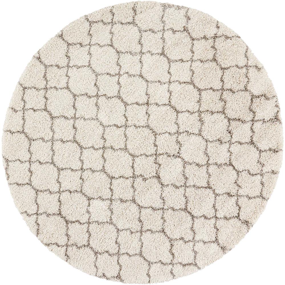 Amore Area Rug, Cream, 7'10" x ROUND