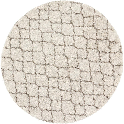 Amore Area Rug, Cream, 7'10" x ROUND