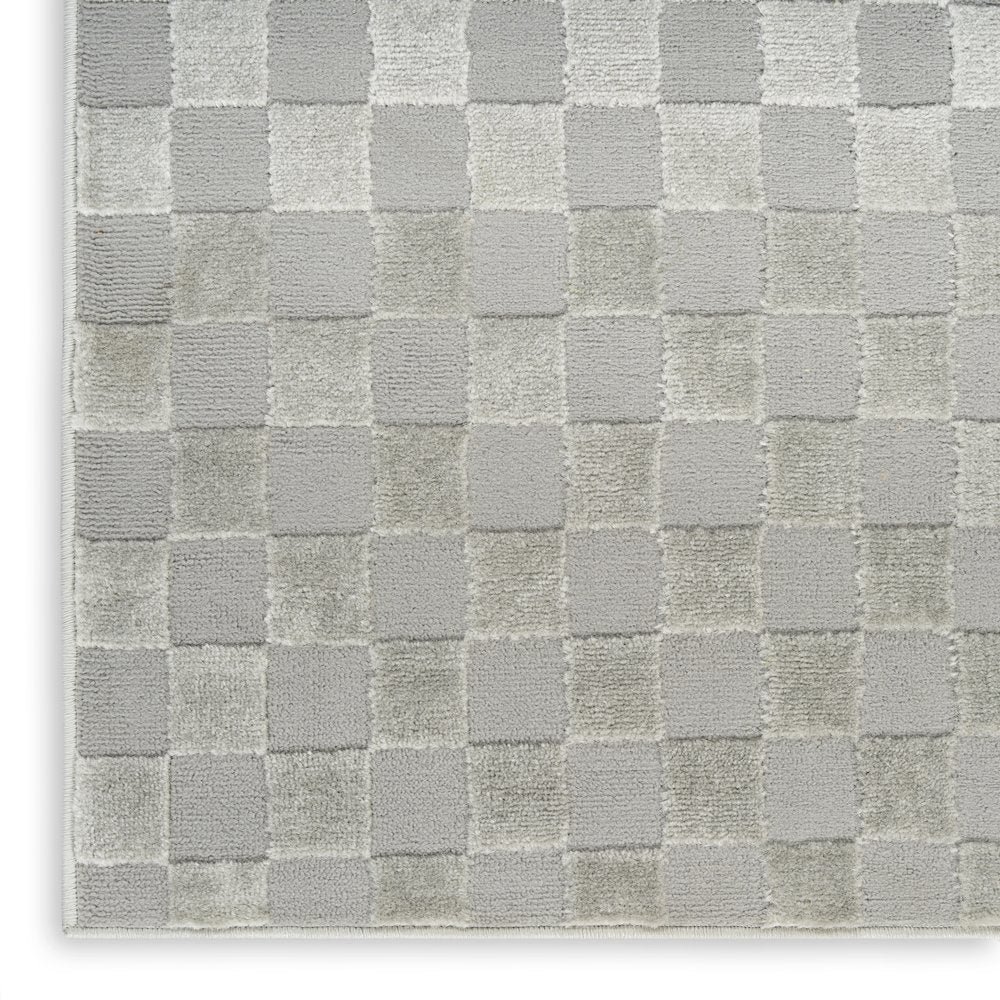 Serenity Home 5'3" x 7'3" Grey Modern Indoor Rug