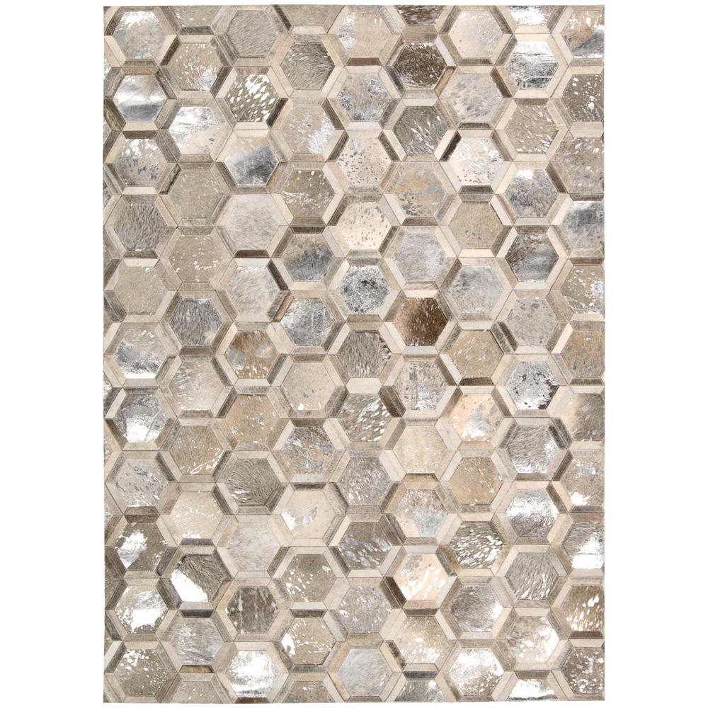 Modern Rectangle Area Rug, 5' x 8'