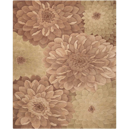 Contemporary Rectangle Area Rug, 5' x 8'