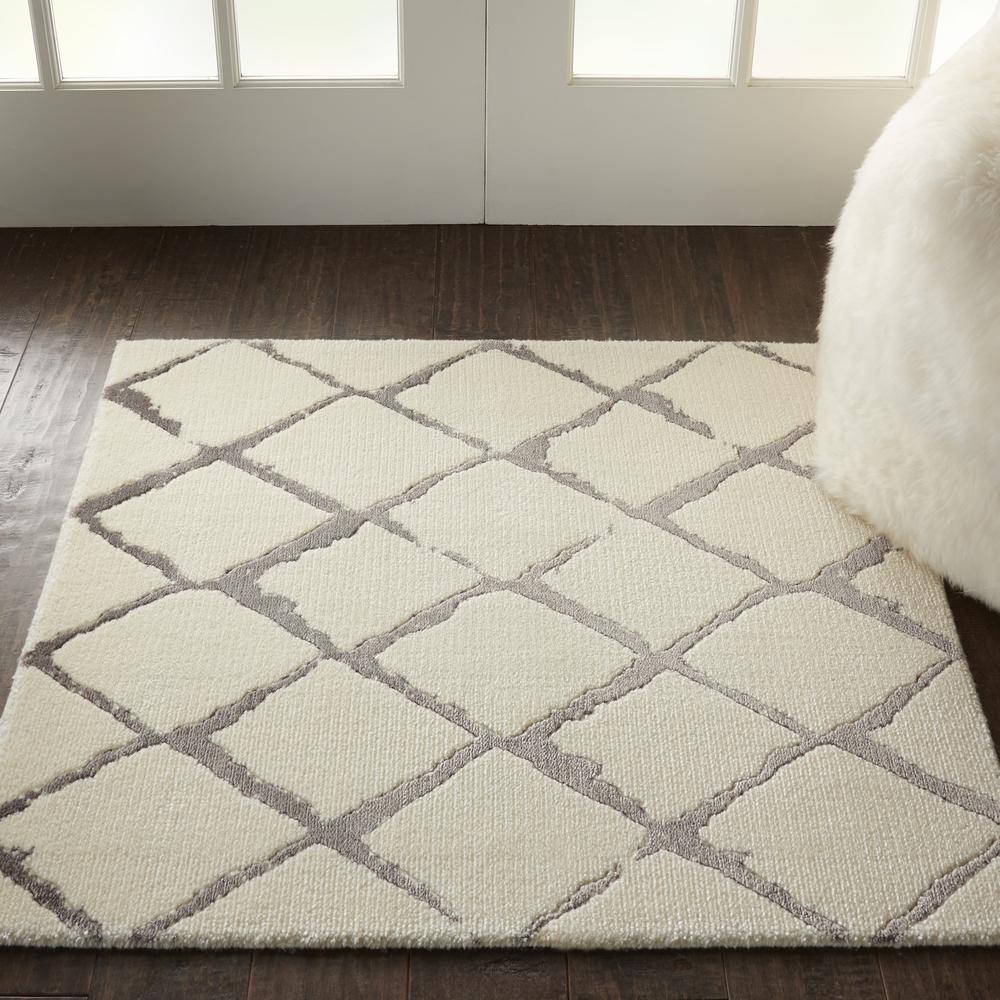 Modern Rectangle Area Rug, 2' x 3'