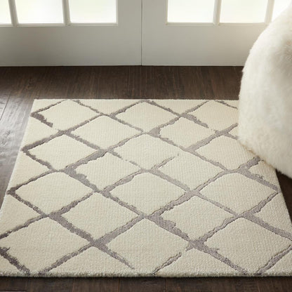 Modern Rectangle Area Rug, 2' x 3'