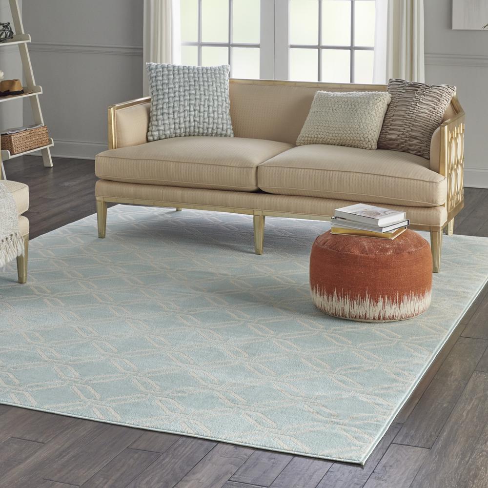 Coastal, Nautical & Beach Rectangle Area Rug, 8' x 10'