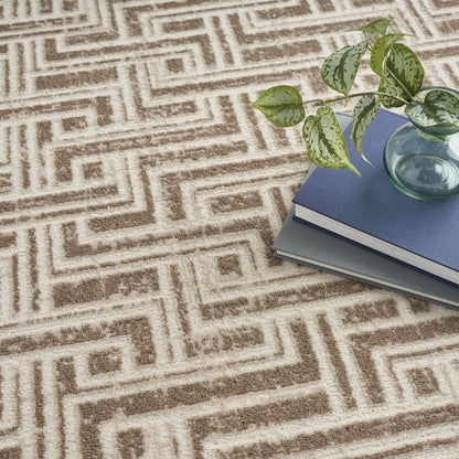 Modern Rectangle Area Rug, 4' x 6'