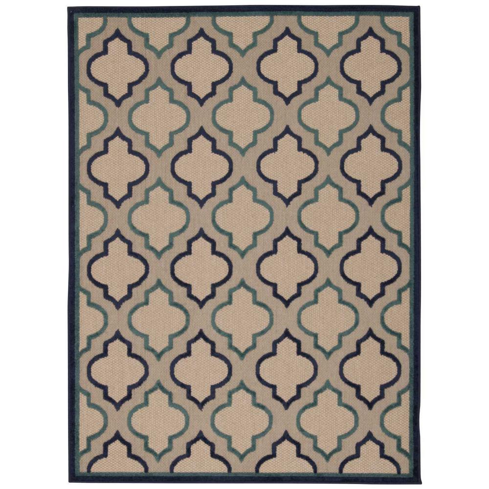 Aloha Area Rug, Navy, 7'10" x 10'6"