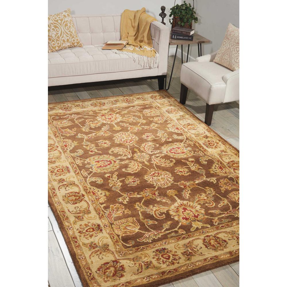 Jaipur Area Rug, Brown, 6' x ROUND