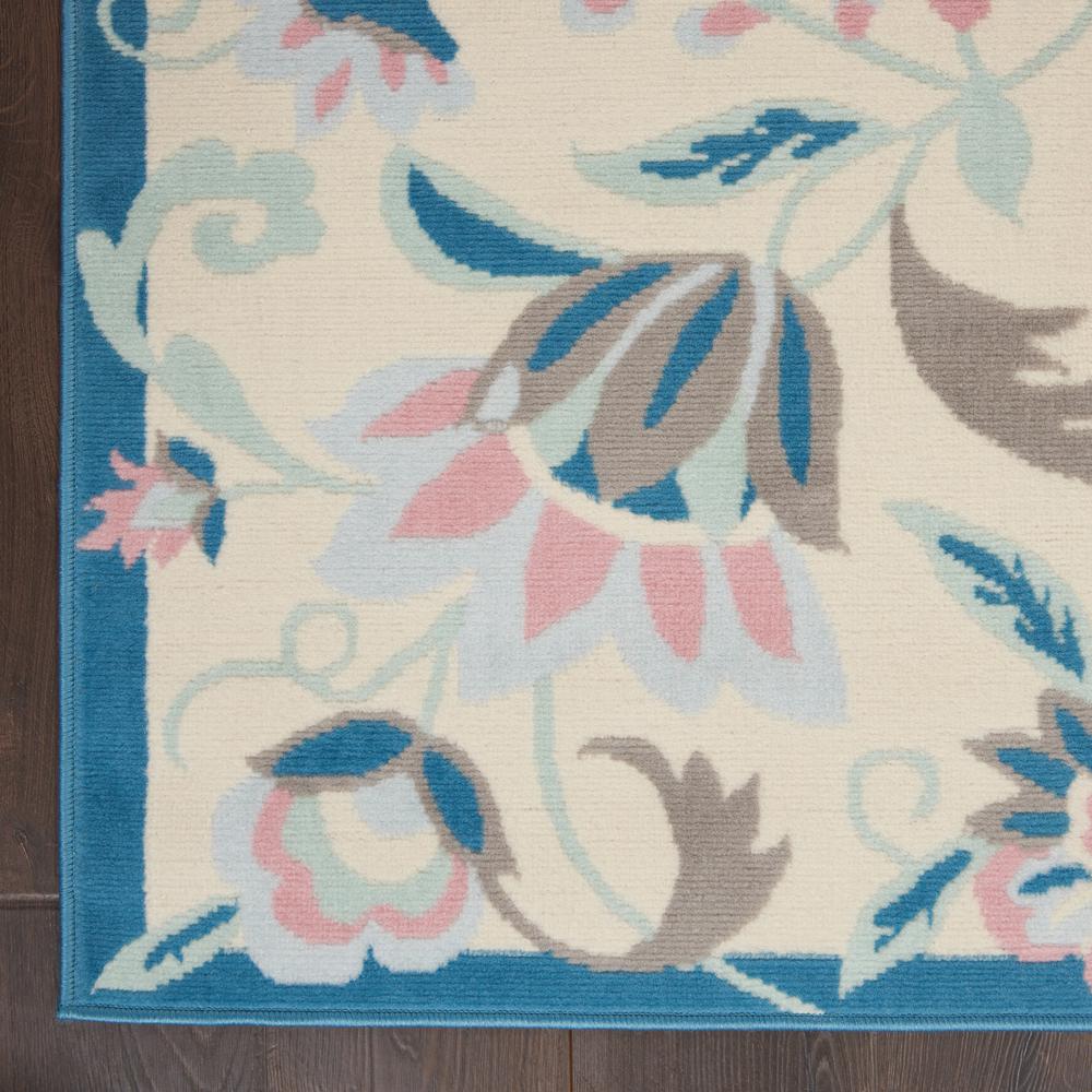 Jubilant Area Rug, Ivory/Multicolor, 5'3" x 7'3"
