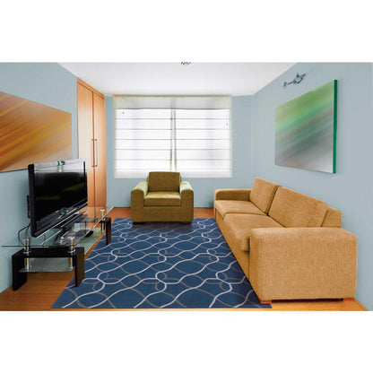 Contemporary Rectangle Area Rug, 5' x 8'