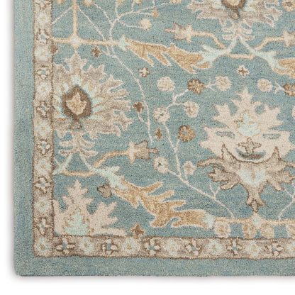 Jazmine Area Rug, Blue, 2'3" x 8'